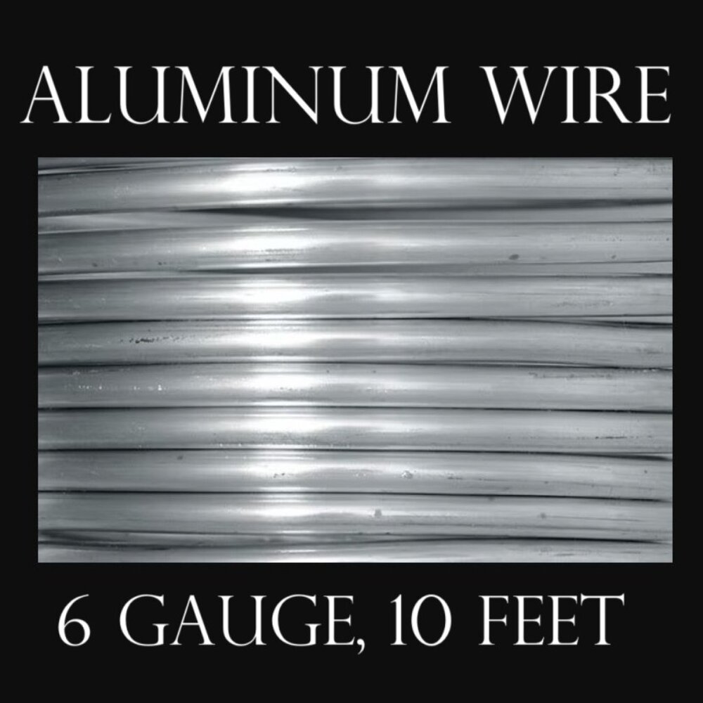 Aluminum Armature Wire Craft Art Supplies 6 Gauge 6 AWG 10 Feet Blick School